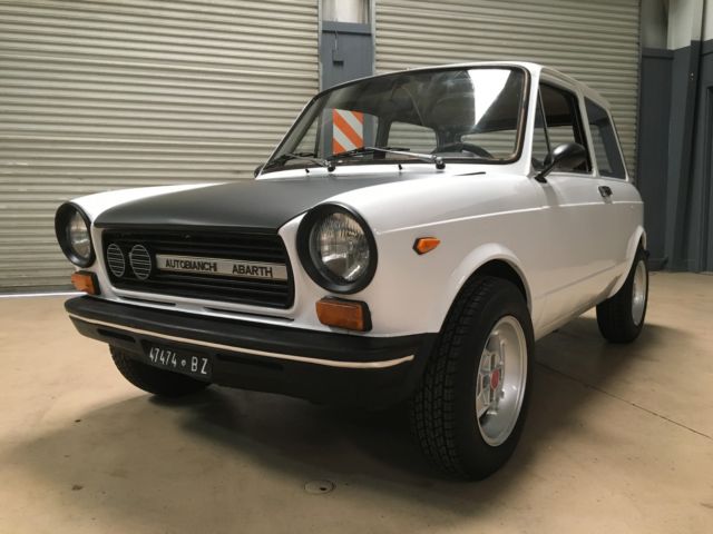 1975 fiat- autobianchi a112 abarth re-creation, mint condition, rust-free