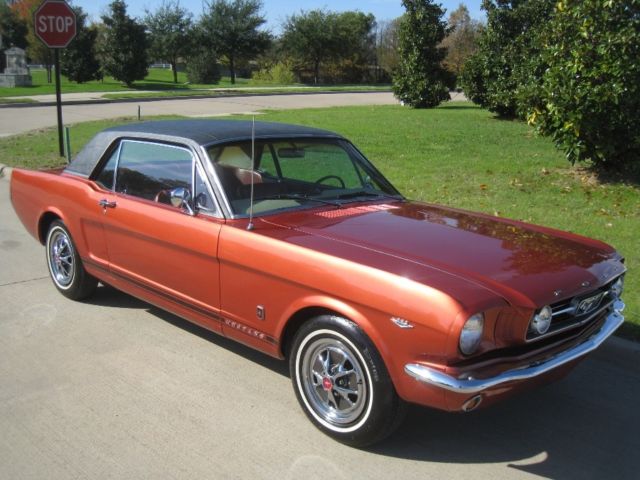 1966 ford mustang gt coupe 289 v8 a-code w/ pony interior