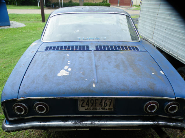 chevrolet corvair 1965 corsa turbo blue rusty body but complete los angeles blt