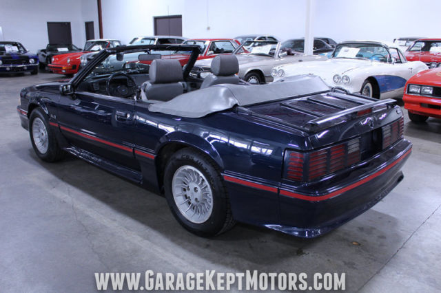 1988 ford mustang gt convertible dark shadow blue convertible 5.0l v8 147,667 mi