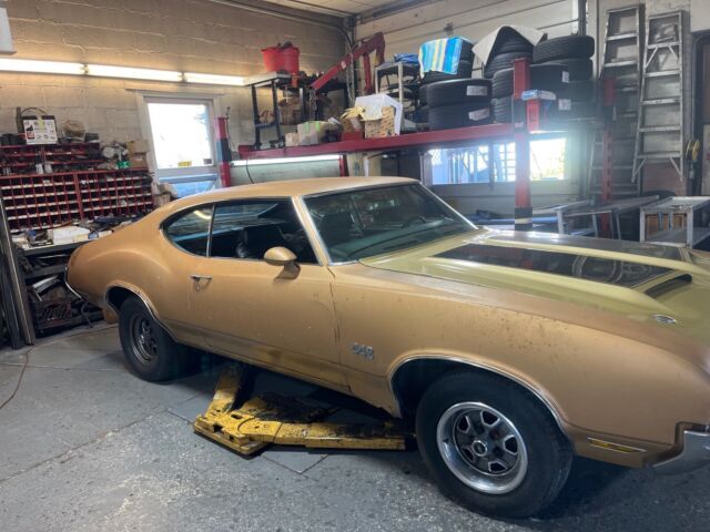 1970 oldsmobile 442 coupe brown rwd manual 442