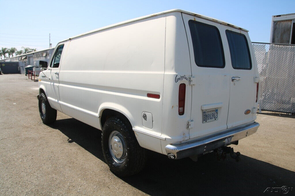 (ohw) 1990 ford econoline cargo van automatic 8 cylinder no reserve!