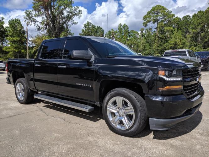 used 2018 chevrolet silverado 1500 2wd crew cab custom brunswick, ga 31525 for sale in brunswick, georgia