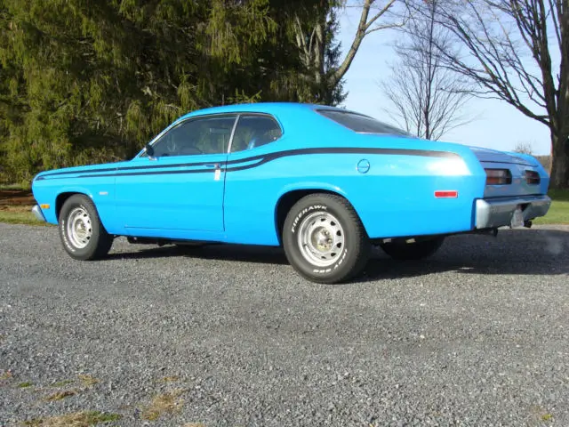 1972 plymouth duster 360 basin street blue