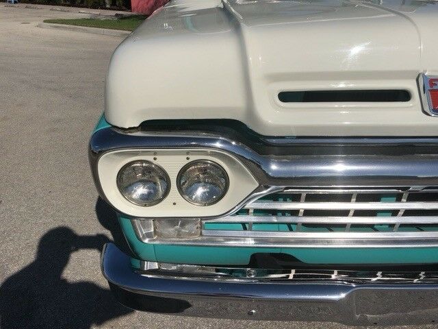1960 ford f-100 25606 miles teal 3 speed manual