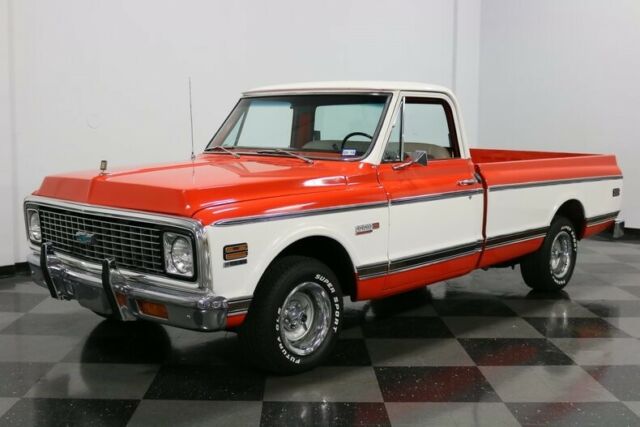 classic vintage chevy c-10 pickup 5.7l v8 auto overdrive red air