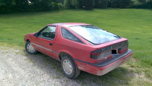 1989 dodge daytona base hatchback 2-door 2.5l