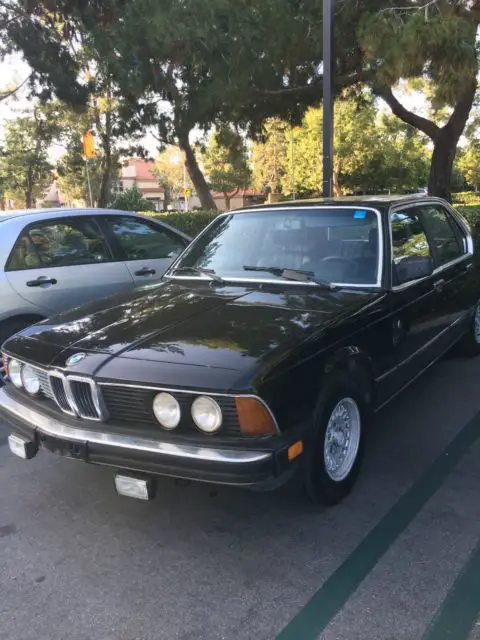 1983 classic bmw 733i jet black in good shape------no reserve!
