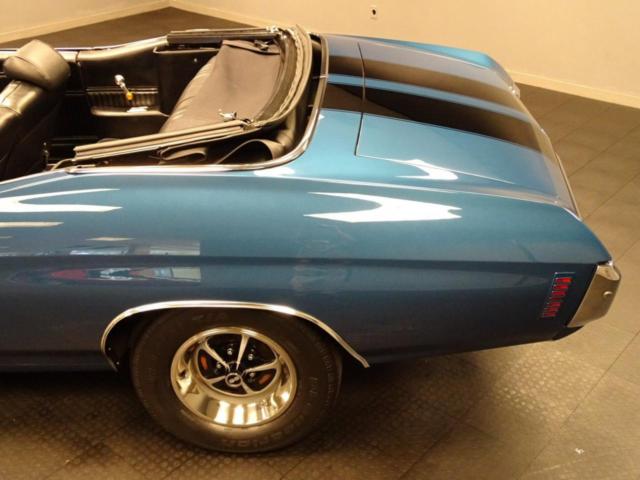 1970 chevrolet chevelle ss convertible 1385 miles blue convertible 454 cid v8 4