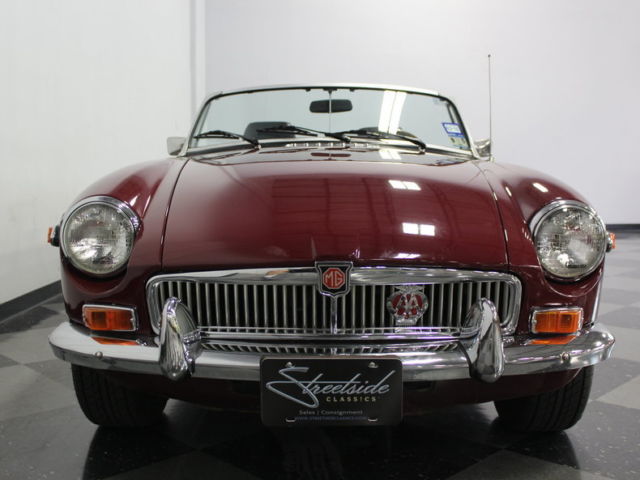 british chrome bumpers, dual carbs, great running mg, nice interior, clean car!