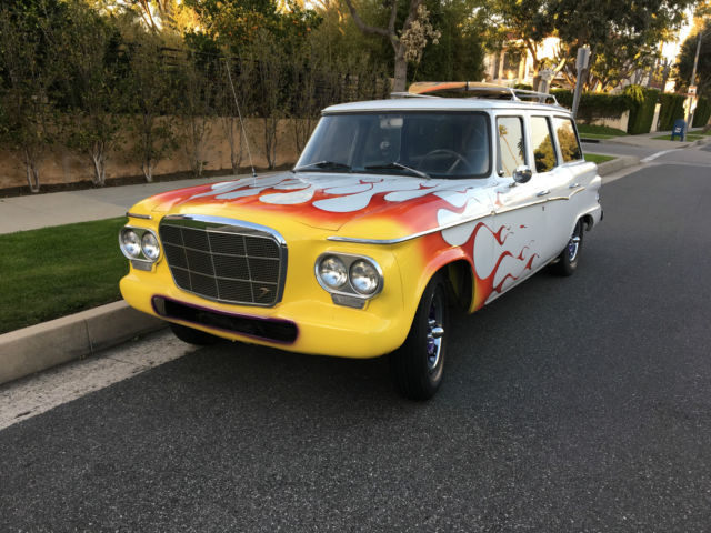 awesome studebaker surf wagon v8 hot rod restomod classic excellent trade ?