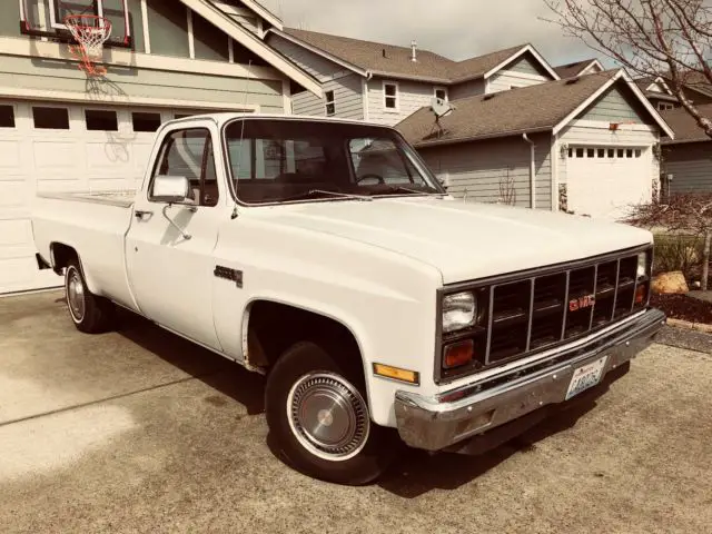 1981 gmc sierra c1500 pickup truck 305v8 4bbl 4-speed 80k miles chevy square box