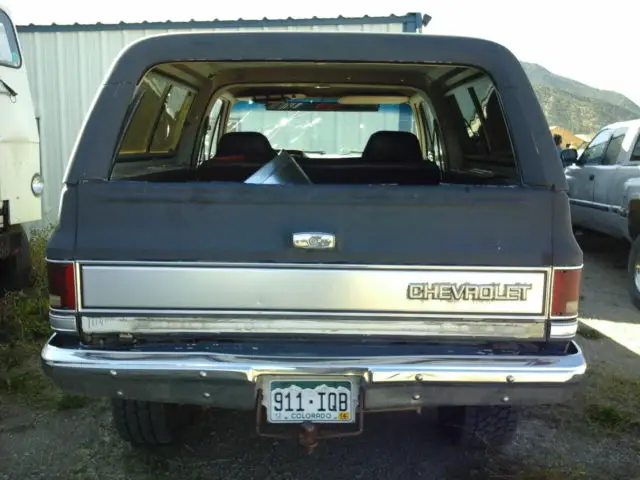 1986 chevrolet blazer k5