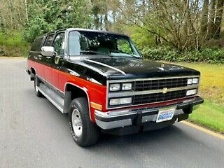 1991 chevrolet suburban silverado 1500 350 v8 od r10 all stock! 71k miles xlnt!