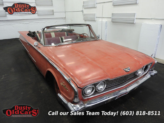 1960 red great project car 352v8 3spd body inter fair!