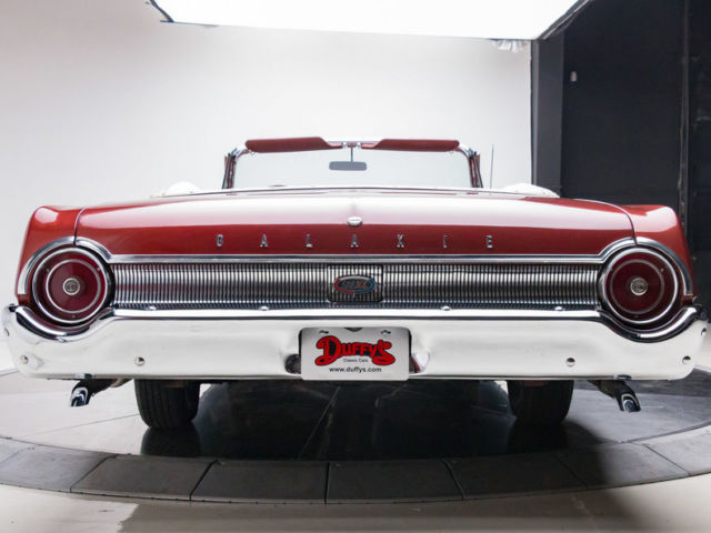 1962 ford galaxie xl 390 v8 3 speed automatic convertible chestnut brown metalli