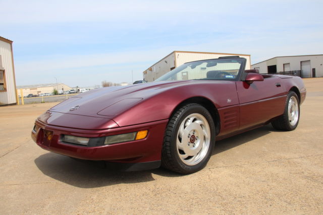 1993 chevrolet corvette convertible clean car