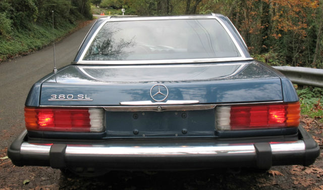 clean low miles mercedes benz 380 sl convertible hard top soft top sl roadster