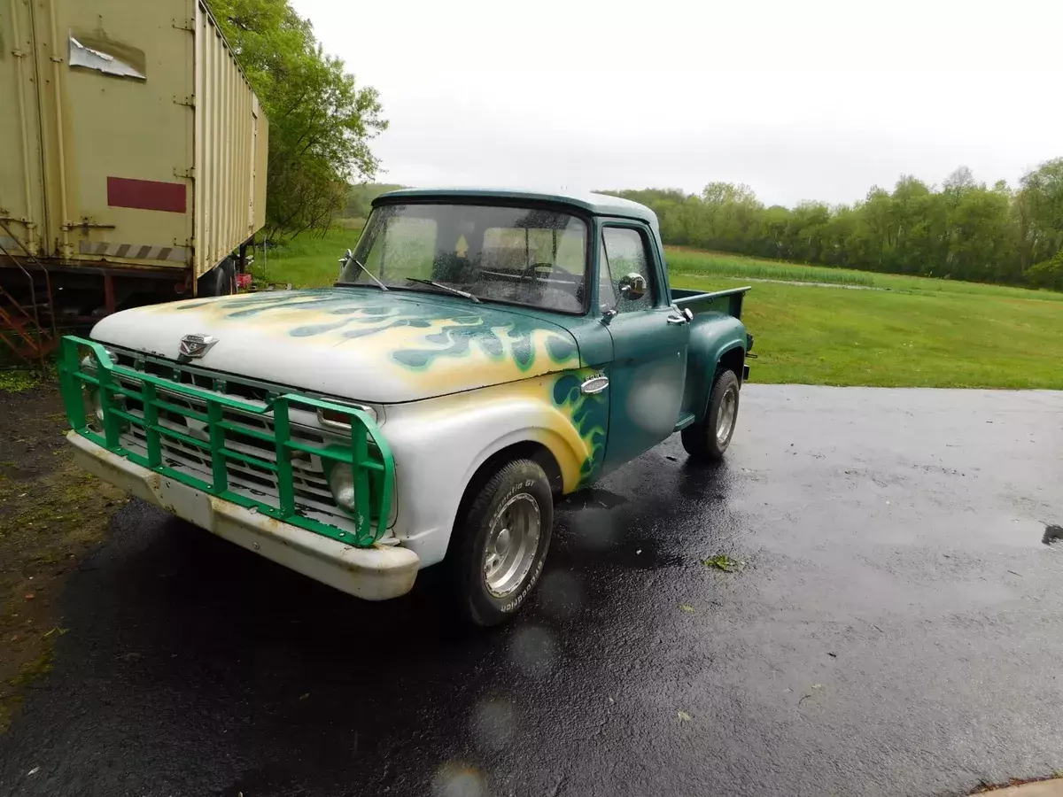 1966 ford f-100 step side v8 352c with 4 speed these are getting harder to find