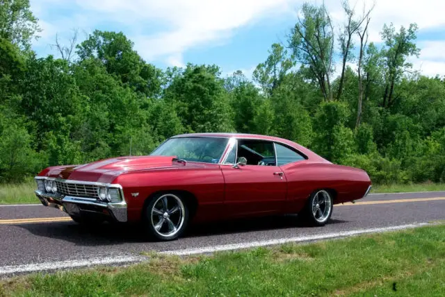 candy apple red 1967 chevy impala ss