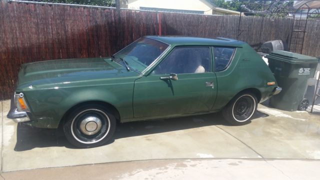 amc - gremlin 73' v6 original green running condition!