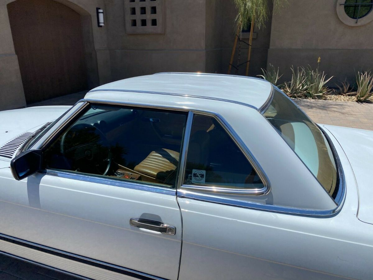 560sl arctic white and palomino (tan) interior - fun desert driver!