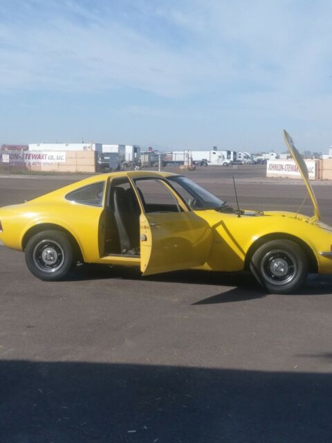 1970 opel gt - yellow, rare automatic