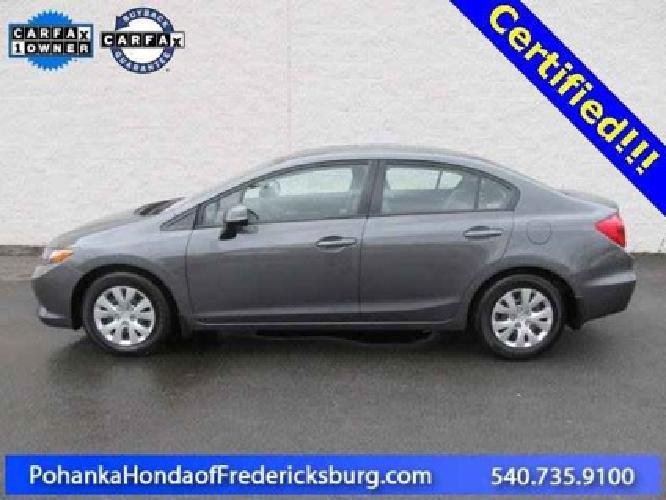 2012 honda civic sdn lx in fredericksburg, va