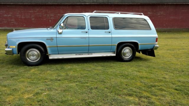 1985 chevy suburban 3/4ton silverado 454 wheelchair lift 96k. orig. miles