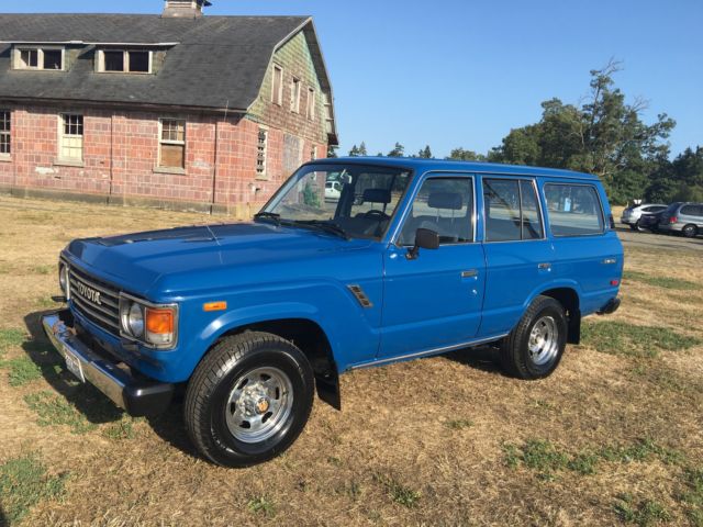 1984 toyota land cruiser fj60 4x4 one owner rust free stock worldwide no reserve