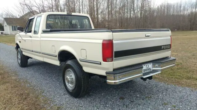 1992 ford f250 xlt - 7.3 diesel only 37k original miles - 2 owner garaged kept