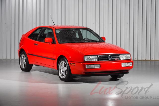 1993 volkswagen corrado slc vr6 coupe flash red 82k all original paint pristine!