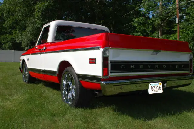 1969 chevy c10 short bed pickup new nut & bolt restoration wood bed vintage air