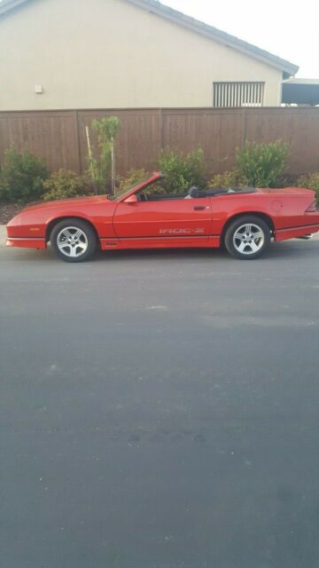 1989 chevrolet camaro iroc-z convertible 5-speed rare car