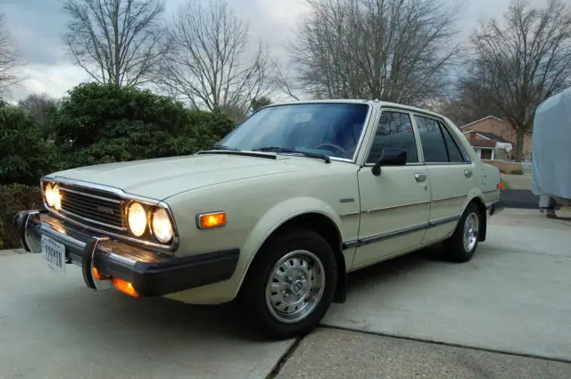 1981 81 honda accord 4 door automatic - very original - low miles - vintage rare