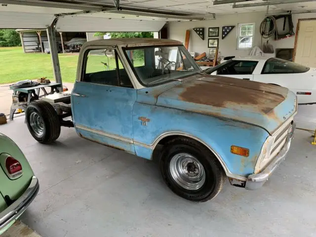 1968 c10 custom bagged lowered shop project truck