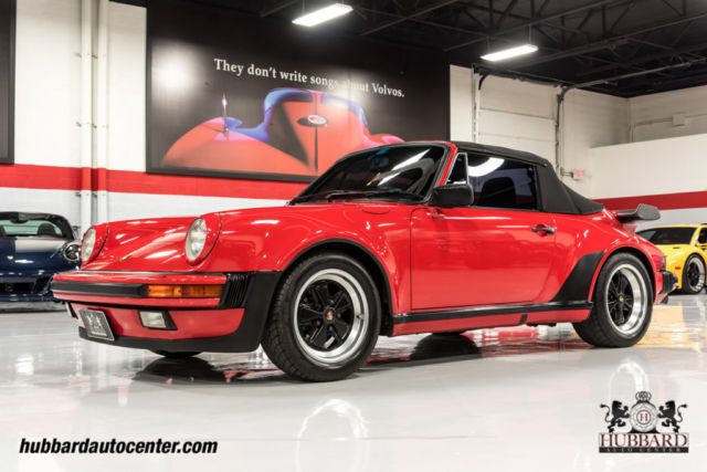 1986 porsche 911 m491 turbo look cabriolet, 1 of only 8 produced, ultra rare!