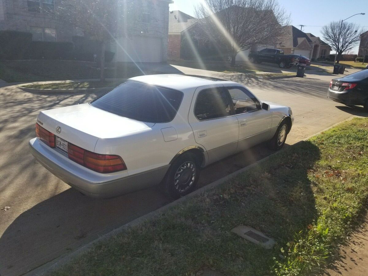 1992 lexus ls400 sedan white rwd automatic 400