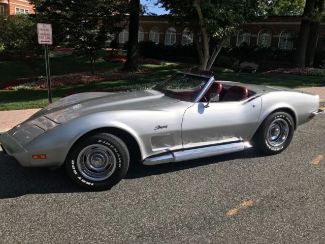 1973 corvette convertible 350- factory 4 speed no reserve 1970 1968 1963 camaro