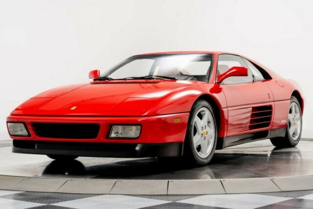 1992 ferrari 348 tb 7558 miles rosso corsa coupe 3.4l dohc v8 manual