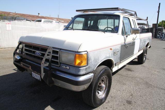1991 ford f-250 xlt 4wd manual 8 cylinder no reserve