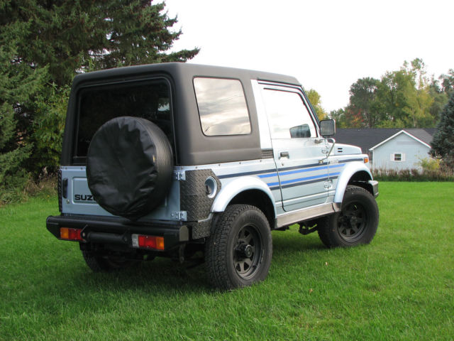 1988.5 suzuki samurai 4x4 restored new engine removable hardtop bargain!