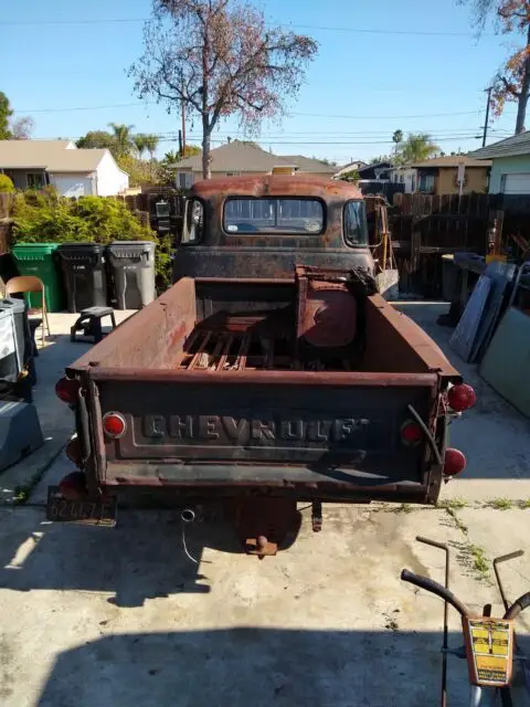 1951 chevrolet pickup 3/4ton, 5 window, 331 chrysler hemi engine, overdrivetrans