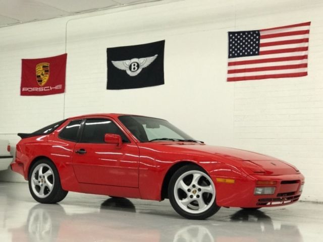 1986 porsche 944 2dr coupe 5-speed guards red turbo wheels arizona car