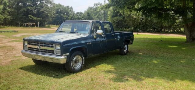 1984 gmc sierra 2500 pickup blue rwd automatic