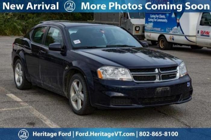 2012 dodge avenger sxt sxt 4dr sedan for sale in burlington, vermont