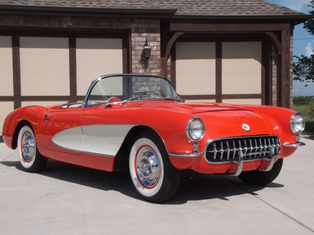 1957 corvette frame-off restored rare powerglide w/power windows same owner 22 y