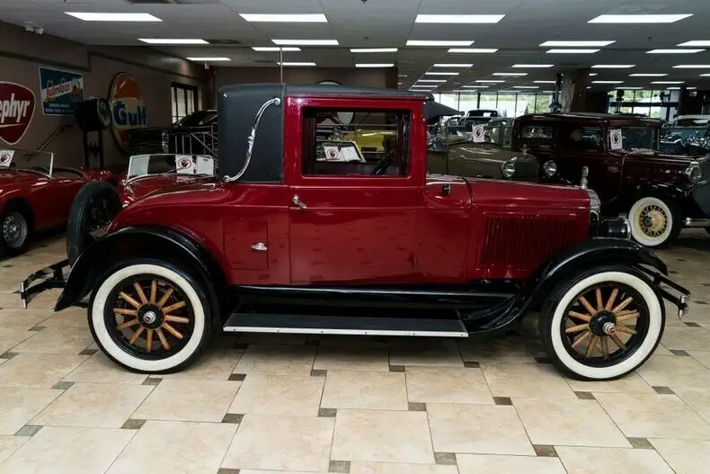 1926 oldsmobile model 30-d coupe 10 miles maroon