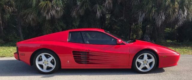 1994 ferrari 512 tr 0 miles red