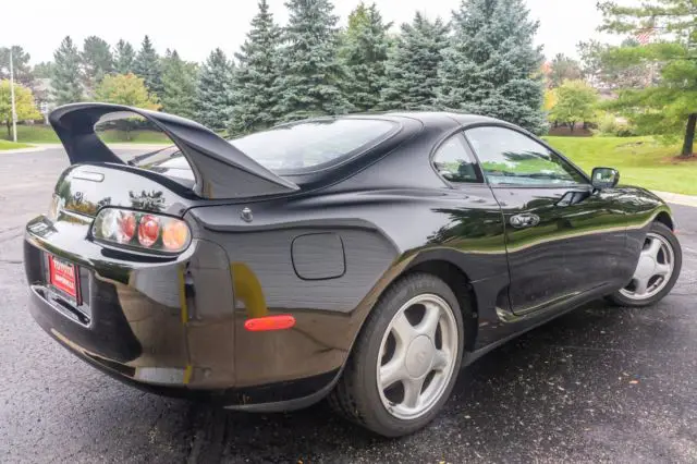 1994 toyota supra black twin turbo 6 speed manual 39k original miles stock rare